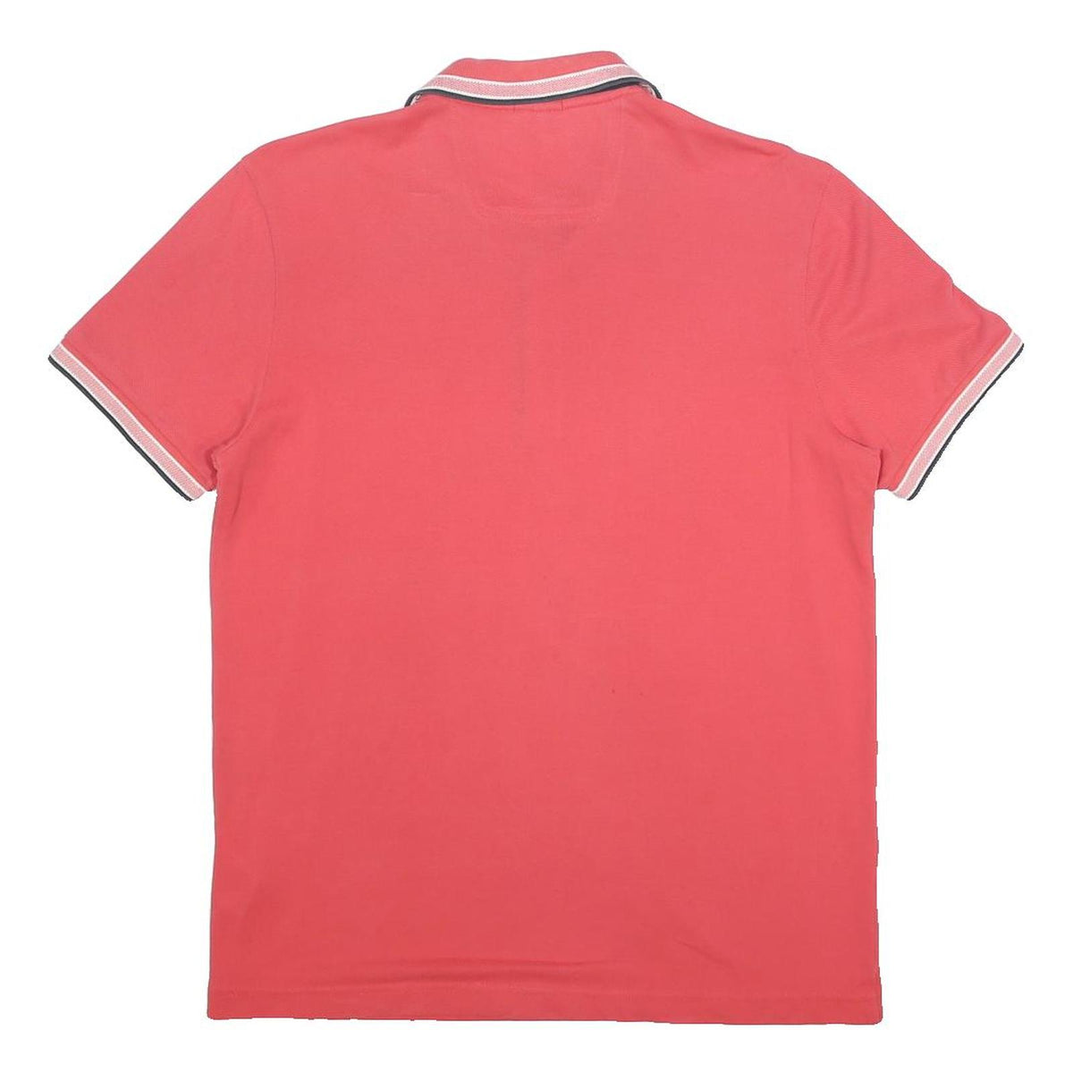 BOSS HUGO BOSS Mens Coral Pink Polo Shirt M Cotton Short Sleeve Classic