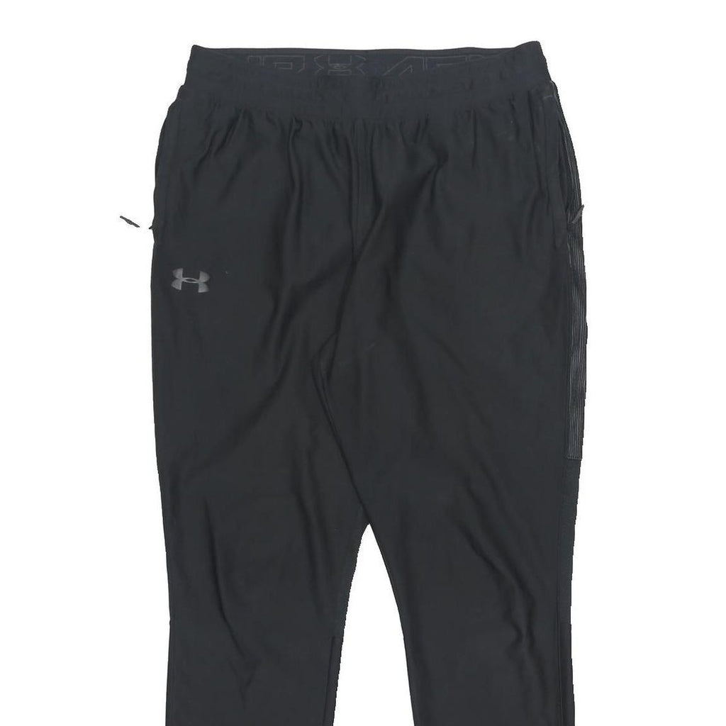 UNDER ARMOUR Mens Joggers Black L W30 L28 Athletic Sports Training Slim Fit