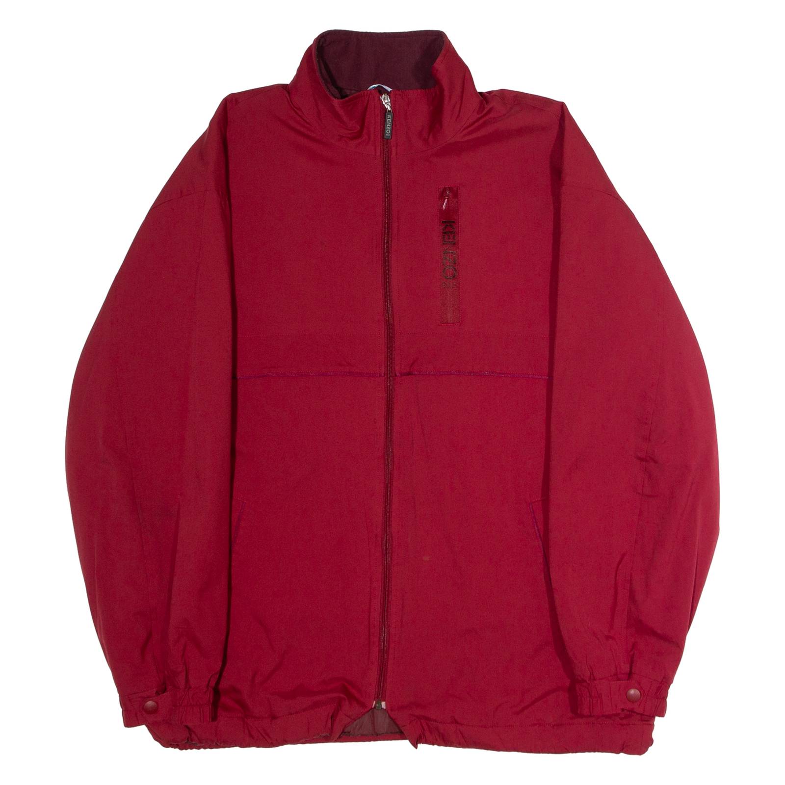 KENZO Golf Mens Windbreaker Jacket Red M