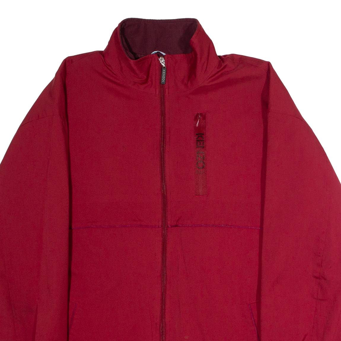 KENZO Golf Mens Windbreaker Jacket Red M