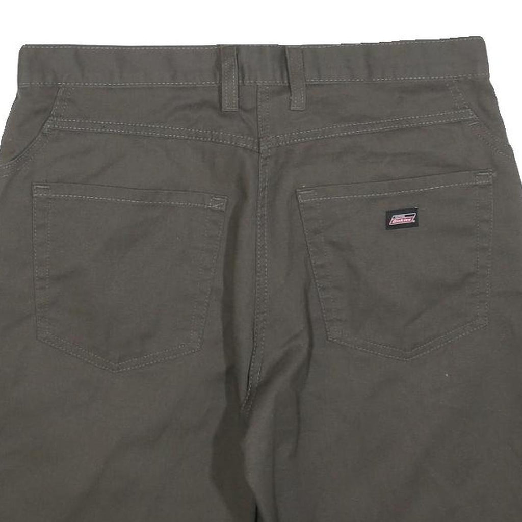 DICKIES Mens Shorts Grey Casual L W34 Cotton Blend Comfortable Pockets