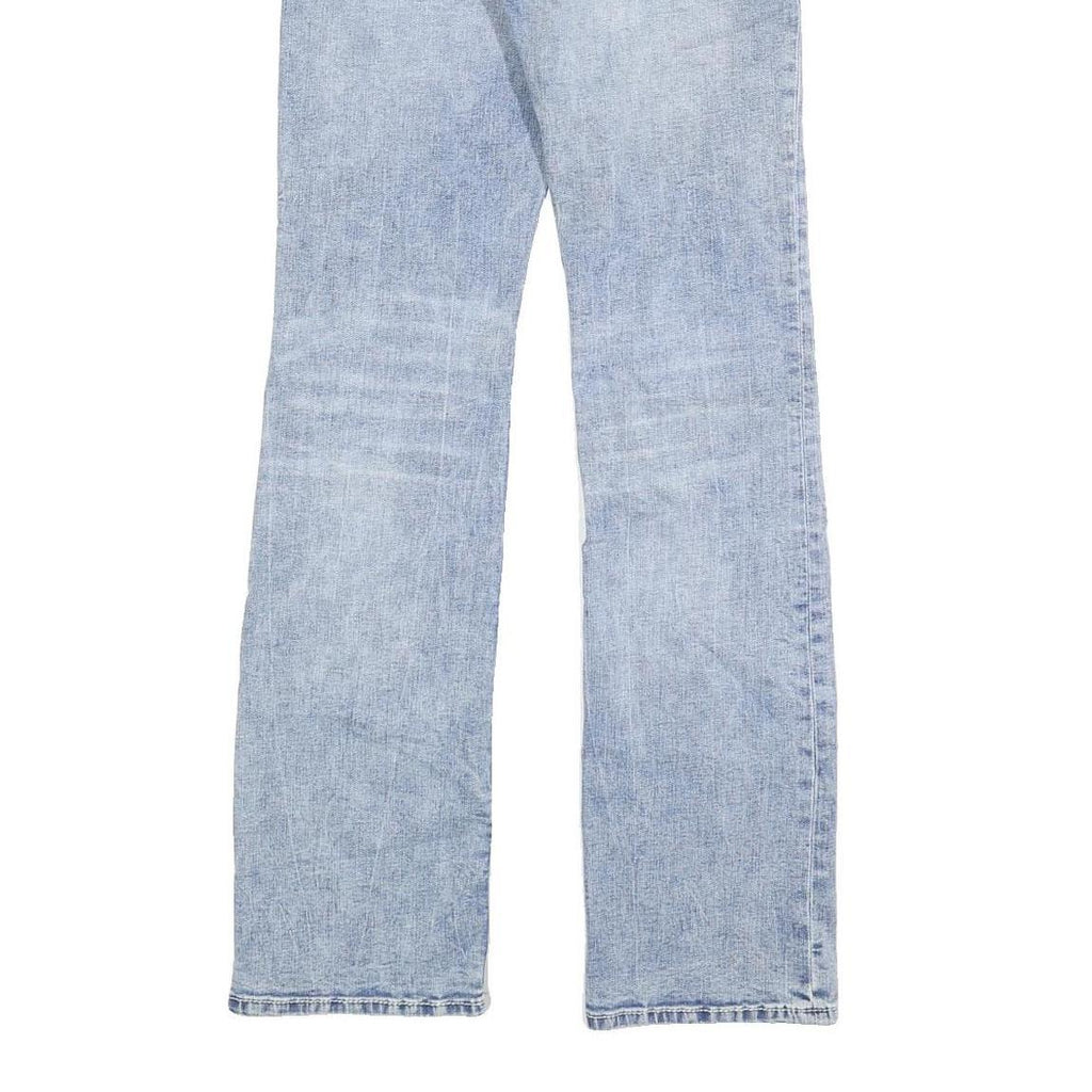 BKE Womens Jeans Blue Slim Straight Denim Light W28 L32 Stylish Casual