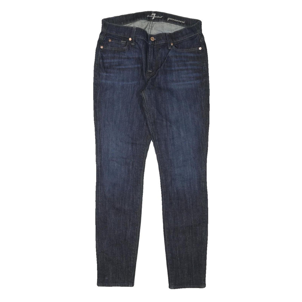 7 FOR ALL MANKIND Womens Jeans Blue Slim Skinny Denim Medium W29 L29