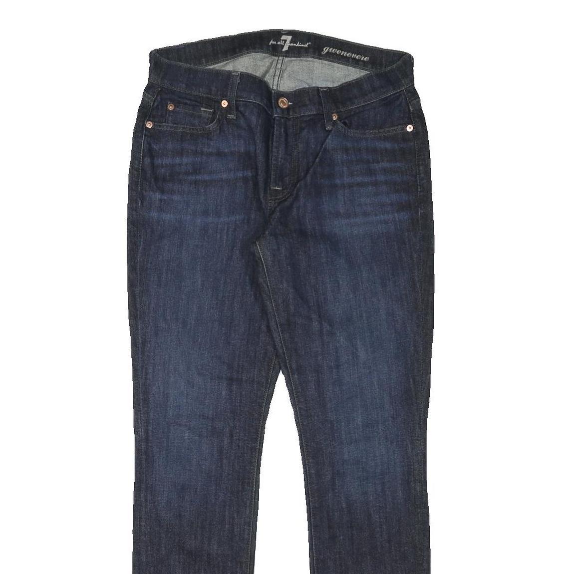 7 FOR ALL MANKIND Womens Jeans Blue Slim Skinny Denim Medium W29 L29