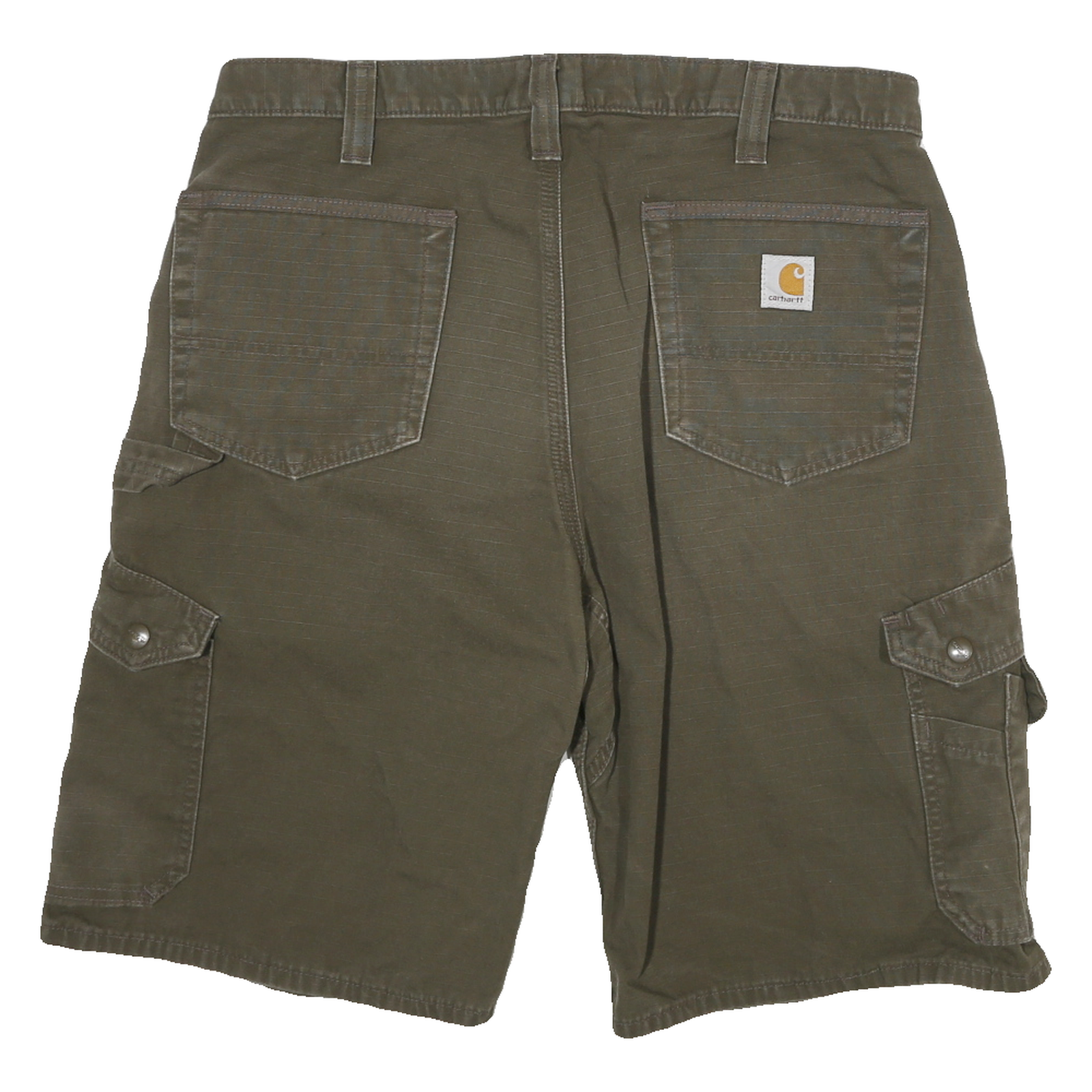 CARHARTT Mens Shorts Green Cargo L W34 Durable Cotton Blend Workwear