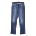 LEVI'S 511 Mens Slim Jeans Blue Denim Medium W31 L32 Classic Cotton Blend Zip