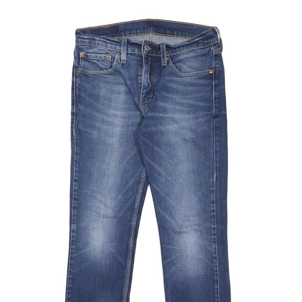 LEVI'S 511 Mens Slim Jeans Blue Denim Medium W31 L32 Classic Cotton Blend Zip