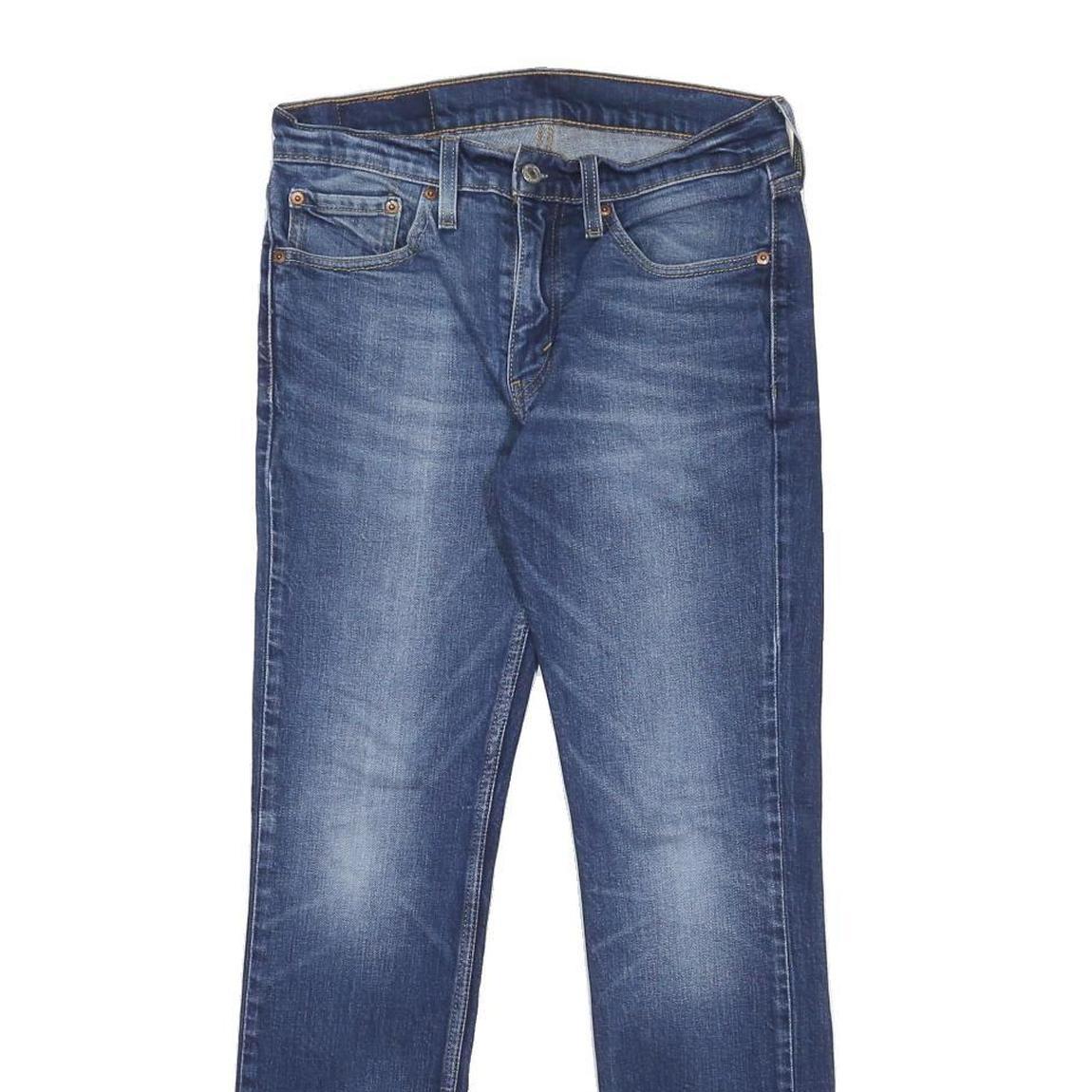 LEVI'S 511 Mens Slim Jeans Blue Denim Medium W31 L32 Classic Cotton Blend Zip