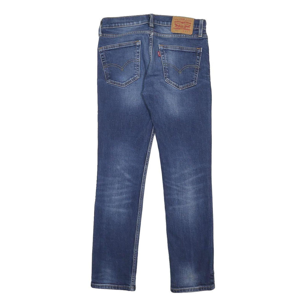 LEVI'S 511 Mens Slim Jeans Blue Denim Medium W31 L32 Classic Cotton Blend Zip