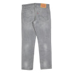LEVI'S 511 Slim Mens Jeans Grey Slim Straight Denim Medium W32 L30 Stylish
