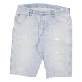 WRANGLER Mens Shorts Blue Denim Casual 2XL W36 Classic Cotton Blend