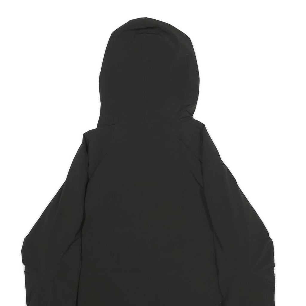 PUMA Womens Black Jacket S Polyester Zip Hooded Plain Sportswear Activewear