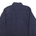 CARHARTT Mens Navy Blue Work Shirt S Button-Down Cotton Blend Utility Style