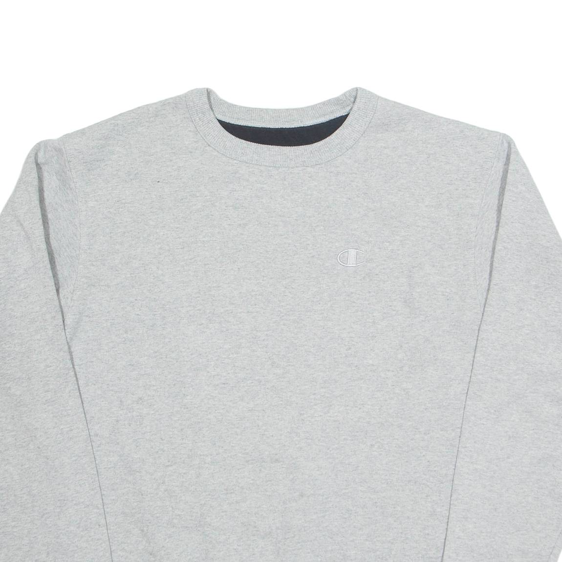 CHAMPION Mens Sweatshirt Grey S