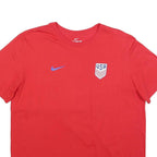 NIKE Mens Red USA Pulisic Graphic T-Shirt XL Short Sleeve Crew Neck