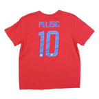 NIKE Mens Red USA Pulisic Graphic T-Shirt XL Short Sleeve Crew Neck