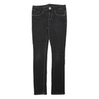 GUESS Womens Slim Black Denim Jeans Cotton Blend W24 L26 Zip Pockets