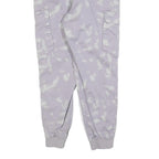 REELL Mens Cotton Blend Slim Faded Purple Cargo Joggers W32 L28 Zip Closure