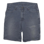 DICKIES Mens Shorts Blue Cargo XL W34 Workwear Cotton Blend Durable