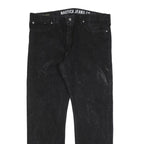 NAUTICA Mens Relaxed Black Jeans Denim Medium W36 L32 Classic Cotton Blend