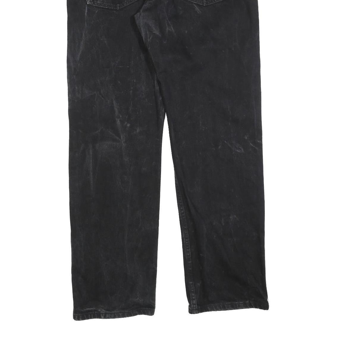 NAUTICA Mens Relaxed Black Jeans Denim Medium W36 L32 Classic Cotton Blend