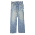 BLY Mens Light Blue Regular Straight Denim Jeans W30 L32 Casual Wear Zip Closure