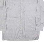 SIRNA Mens Grey Shirt L Cotton Blend Classic Fit Button Front Pocket Casual
