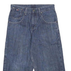 TOMMY HILFIGER Womens Shorts Blue Denim Casual M W28 Cotton Comfort Fit