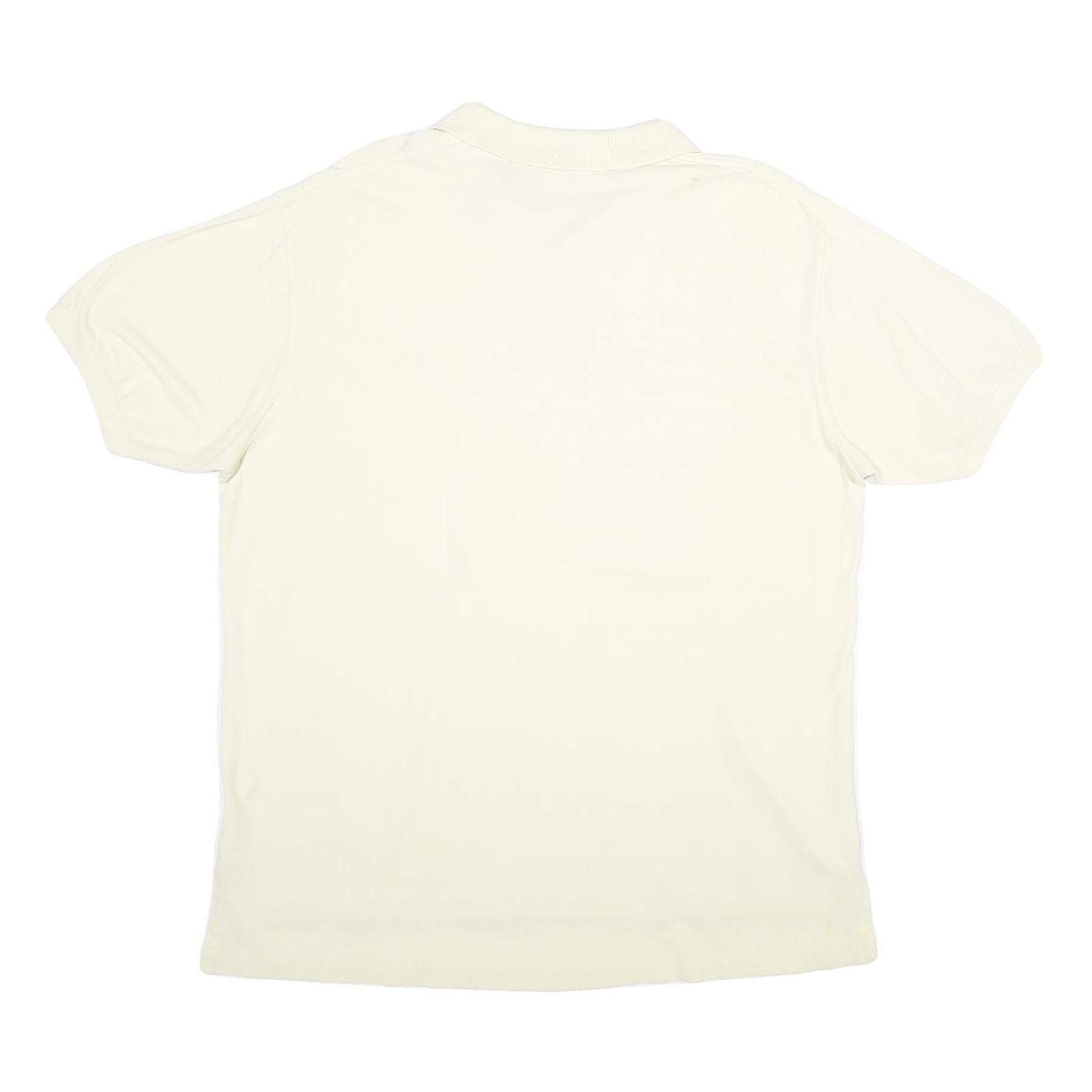 POLO RALPH LAUREN Mens White Cotton Short Sleeve Polo Shirt XL Classic Fit