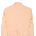 ZARA BASIC Womens Beige Cotton Blend Blazer Jacket S Button Closure Plain