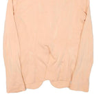 ZARA BASIC Womens Beige Cotton Blend Blazer Jacket S Button Closure Plain