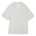 CALVIN KLEIN JEANS Mens Grey Short Sleeve Plain Polo Shirt L Cotton Blend Casual