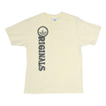 ADIDAS Mens Cream Originals Graphic T-Shirt M Short Sleeve Crew Neck Casual Wear