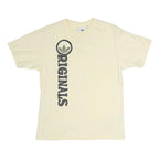 ADIDAS Mens Cream Originals Graphic T-Shirt M Short Sleeve Crew Neck Casual Wear