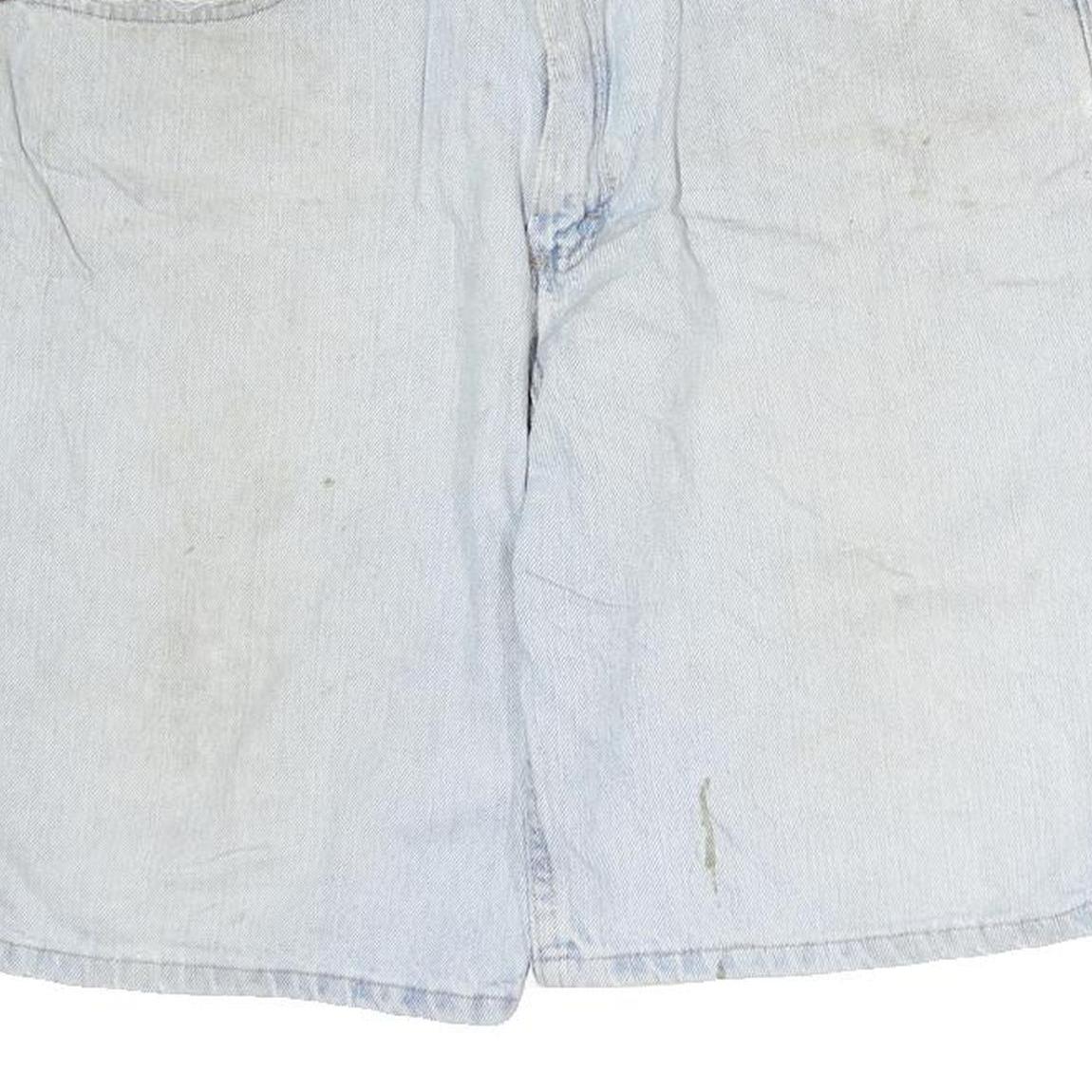 WRANGLER Mens Denim Blue Shorts L W38 Classic Fit Casual Cotton