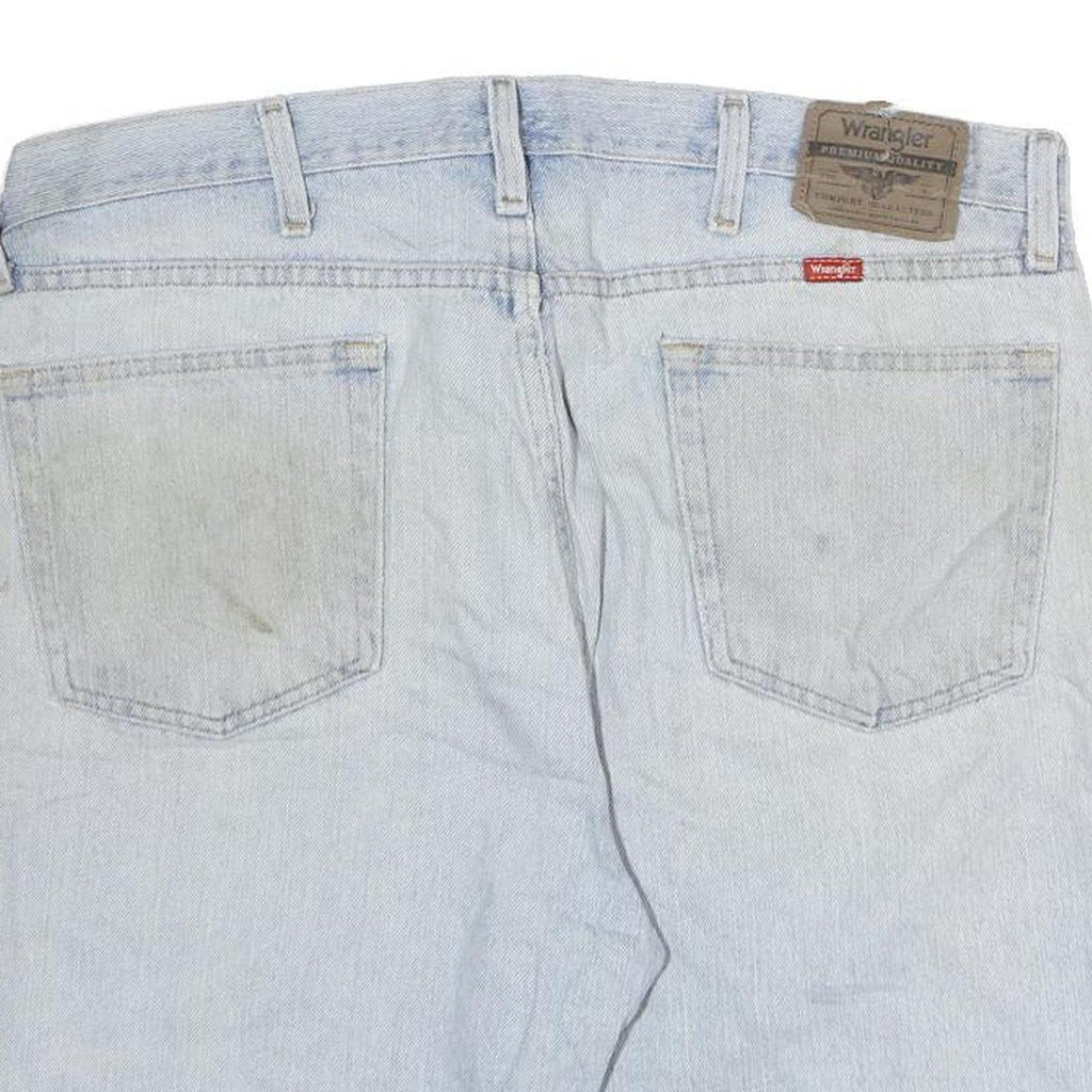 WRANGLER Mens Denim Blue Shorts L W38 Classic Fit Casual Cotton