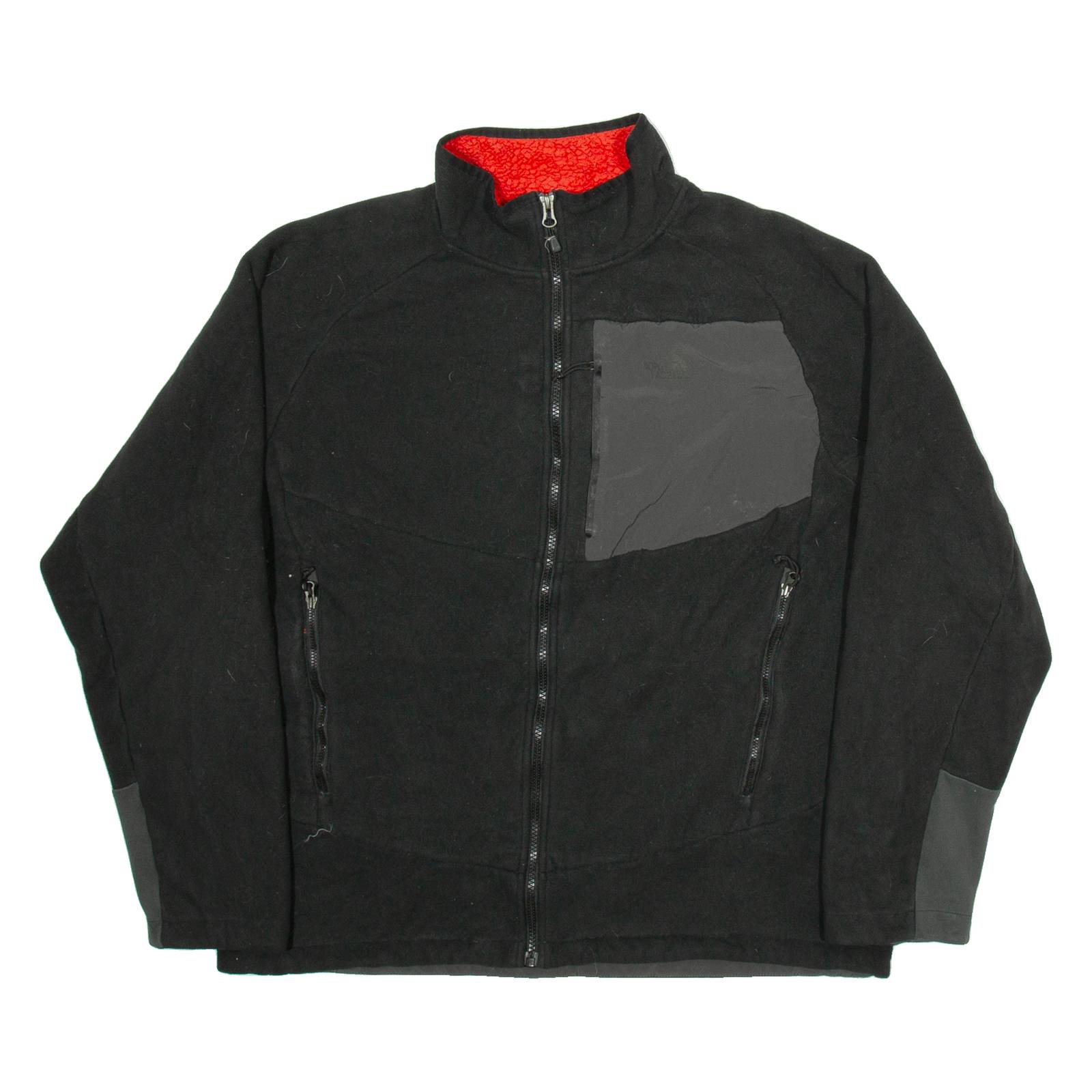 ADIDAS NEO Mens Fleece Jacket Black XL