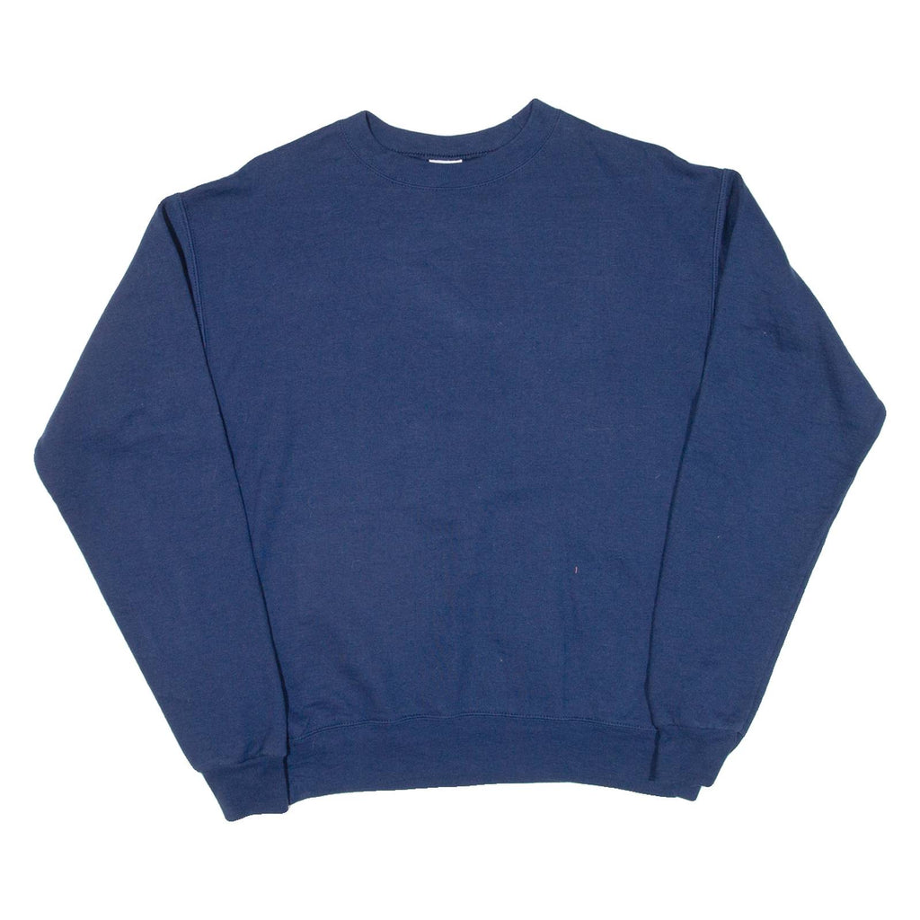 HANES Mens Sweatshirt Blue S