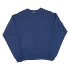 HANES Mens Sweatshirt Blue S