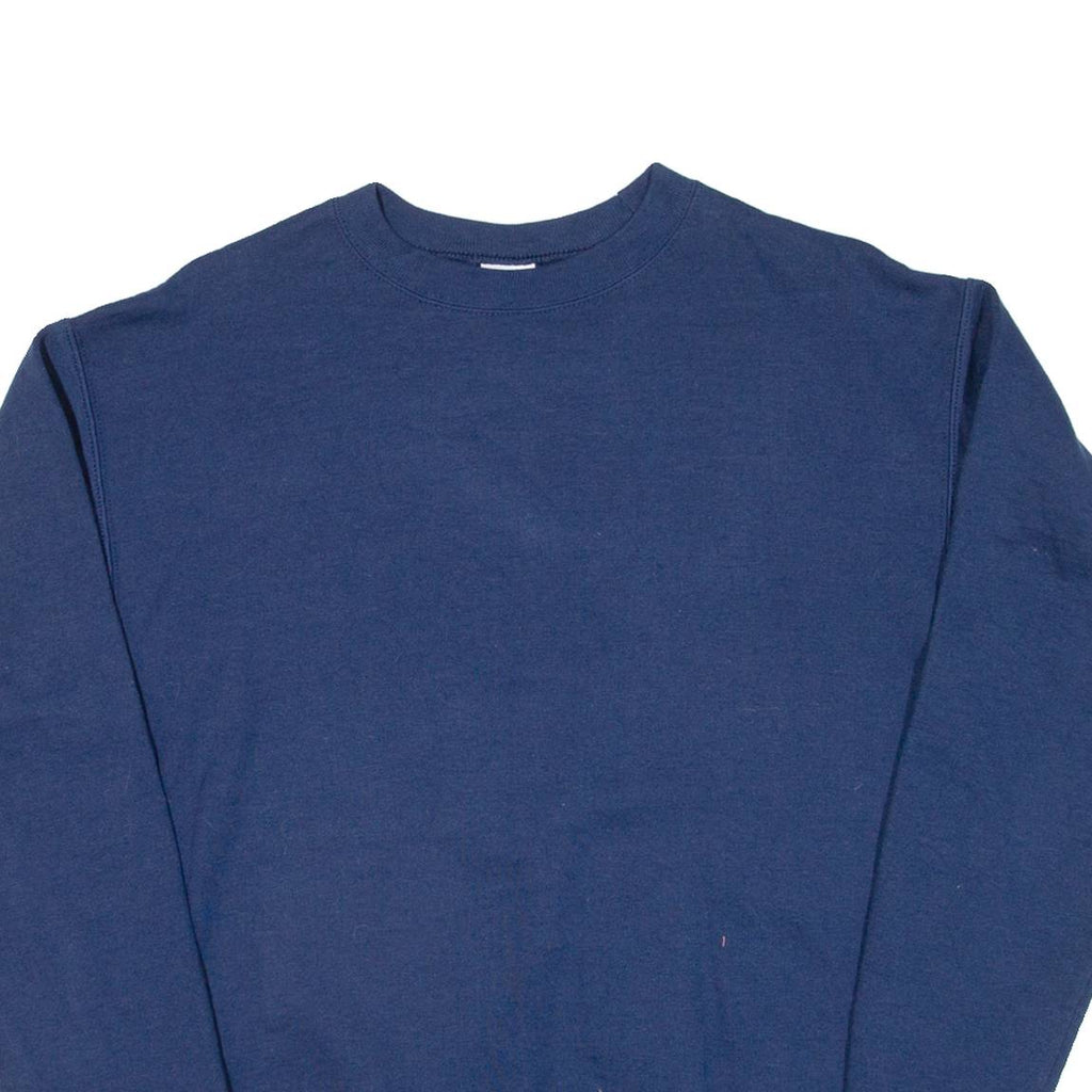 HANES Mens Sweatshirt Blue S