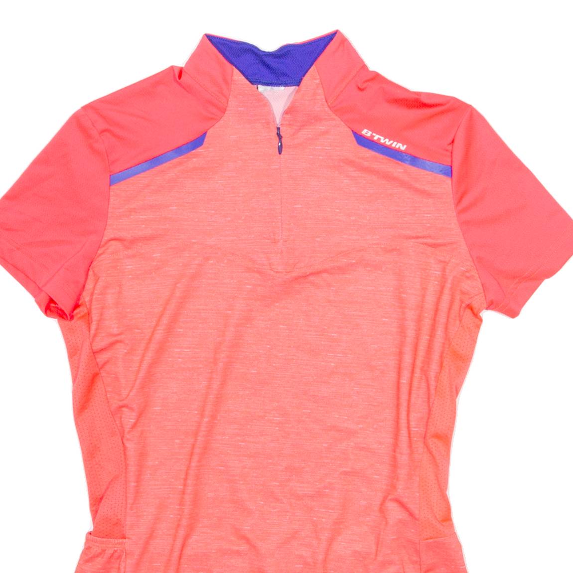 BTWIN Cycling Womens Jersey Pink 1/4 Zip M