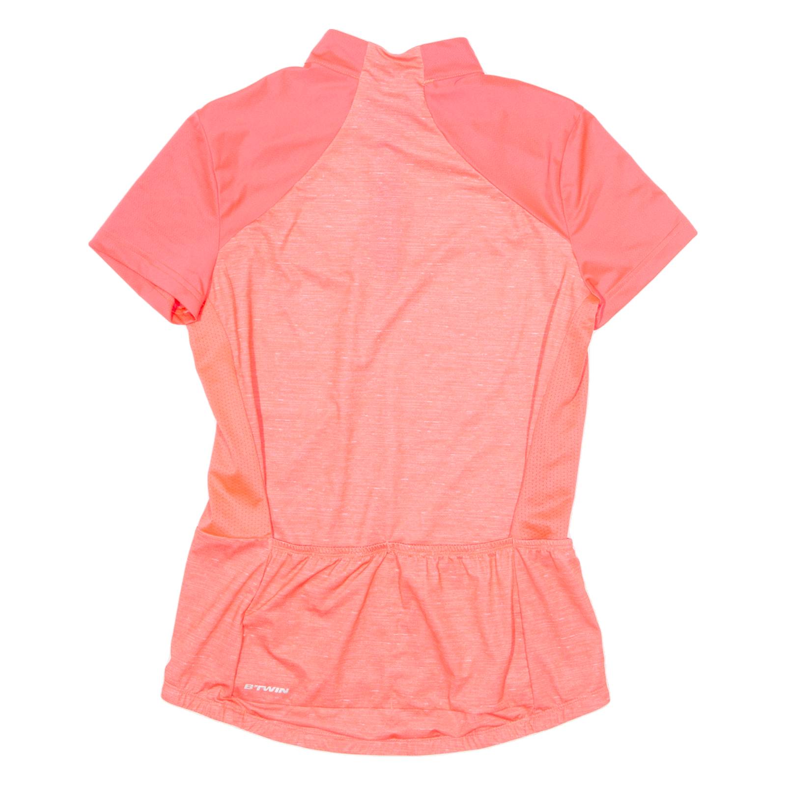 BTWIN Cycling Womens Jersey Pink 1/4 Zip M
