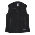 PATAGONIA Womens Black Zip Fleece Vest L Polyester Outdoor Casual Warm