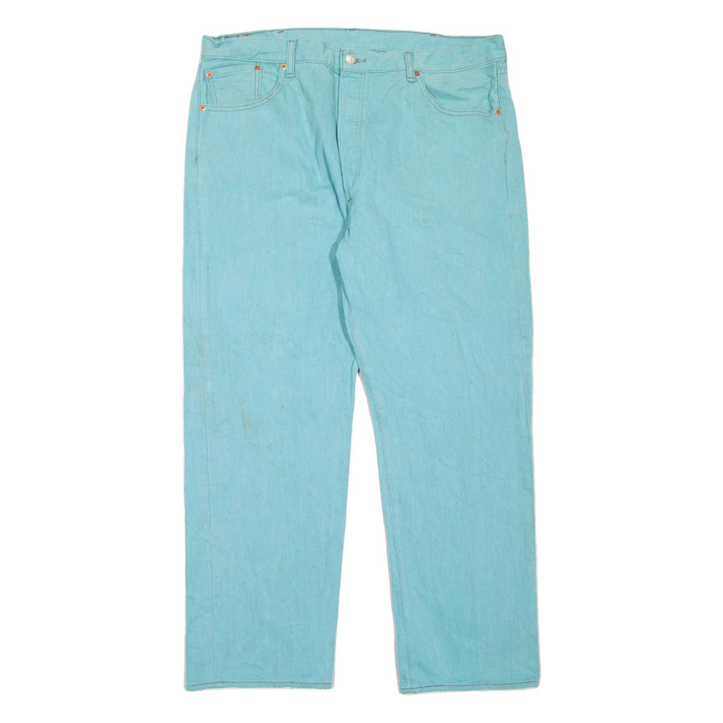 LEVI'S 501XX Jeans Mens Blue Regular Straight W37 L29