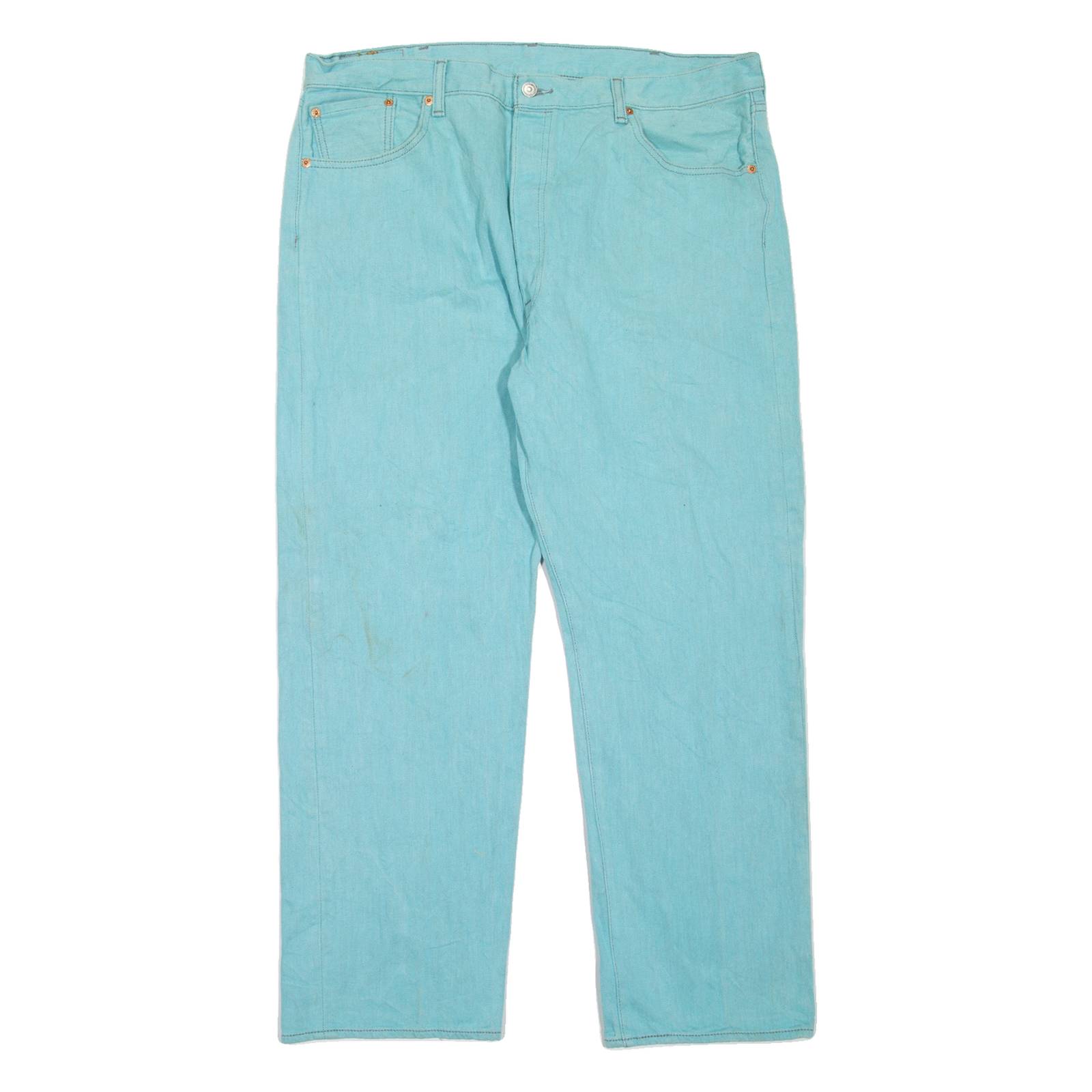 LEVI'S 501XX Jeans Mens Blue Regular Straight W37 L29