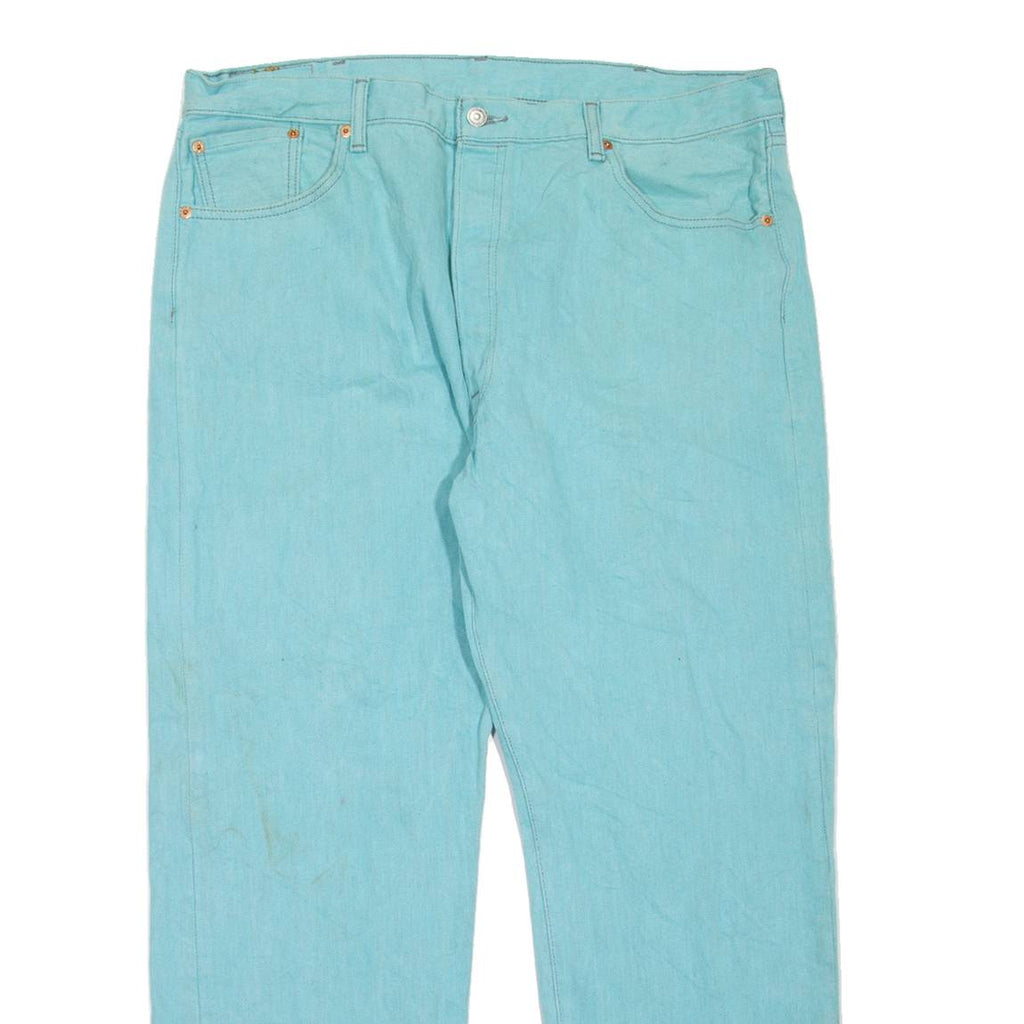 LEVI'S 501XX Jeans Mens Blue Regular Straight W37 L29