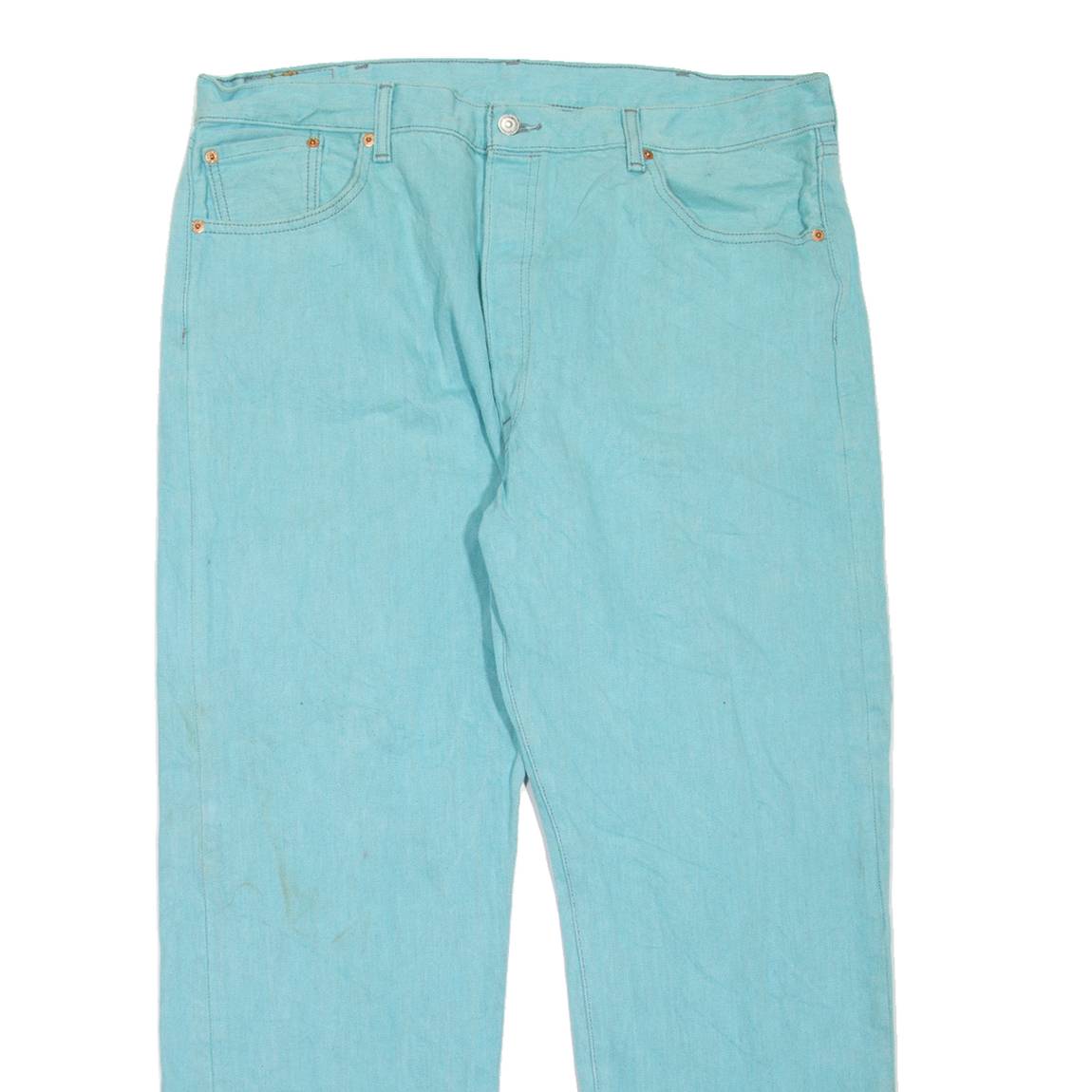 LEVI'S 501XX Jeans Mens Blue Regular Straight W37 L29