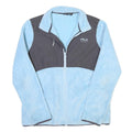 FILA Womens Blue & Grey Sport Zip Jacket L Polyester Blend Fleece Casual