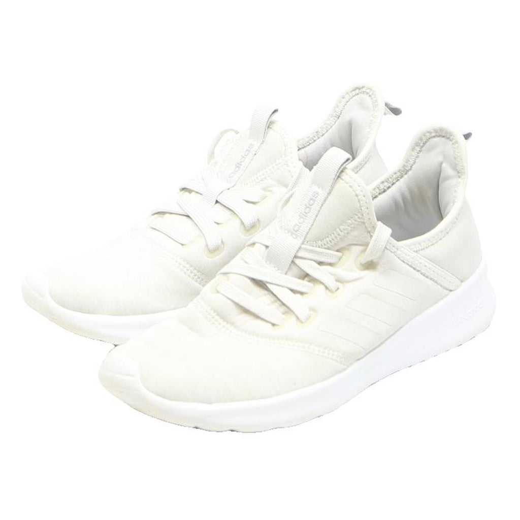 ADIDAS Lite Racer Womens Low Top Trainers White Synthetic UK 4.5 Lightweight