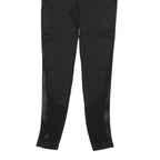 Womens Black Polyester Blend Slim Skinny S W26 L25 High Waist Stylish Joggers